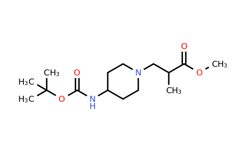 CAS 886364-51-8 | 3-(4-BOC-Amino-piperidin-1-YL)-2-methyl-propionic acid methyl ester