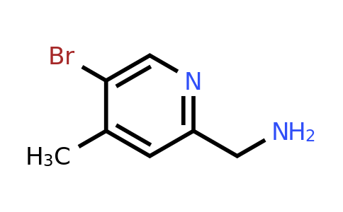 CAS 886364-90-5 | (5-Bromo-4-methylpyridin-2-YL)methanamine