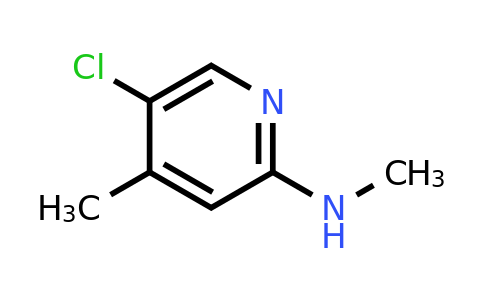 CAS 886364-98-3 | (5-Chloro-4-methyl-pyridin-2-YL)-methyl-amine