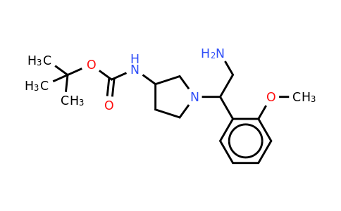 CAS 886364-99-4 | 3-N-BOC-Amino-1-[2-amino-1-(2-methoxy-phenyl)-ethyl]-pyrrolidine