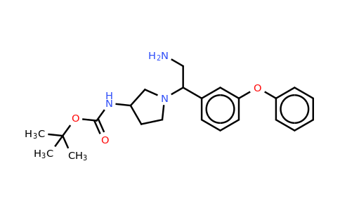 CAS 886365-03-3 | 3-N-BOC-Amino-1-[2-amino-1-(3-phenoxy-phenyl)-ethyl]-pyrrolidine