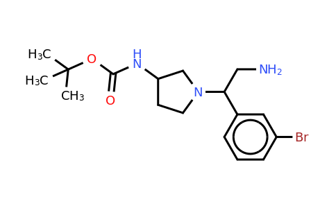 CAS 886365-05-5 | 3-N-BOC-Amino-1-[2-amino-1-(3-bromo-phenyl)-ethyl]-pyrrolidine