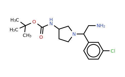 CAS 886365-07-7 | 3-N-BOC-Amino-1-[2-amino-1-(3-chloro-phenyl)-ethyl]-pyrrolidine
