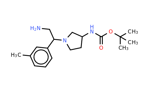 CAS 886365-11-3 | 3-N-BOC-Amino-1-(2-amino-1-M-tolyl-ethyl)-pyrrolidine
