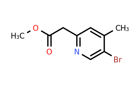 CAS 886365-12-4 | (5-Bromo-4-methyl-pyridin-2-YL)-acetic acid methyl ester