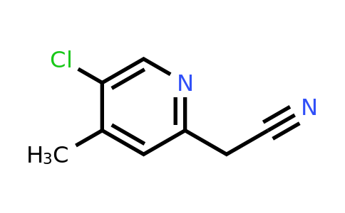 CAS 886365-14-6 | (5-Chloro-4-methyl-pyridin-2-YL)-acetonitrile