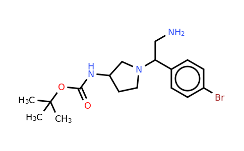CAS 886365-21-5 | 3-N-BOC-Amino-1-[2-amino-1-(4-bromo-phenyl)-ethyl]-pyrrolidine