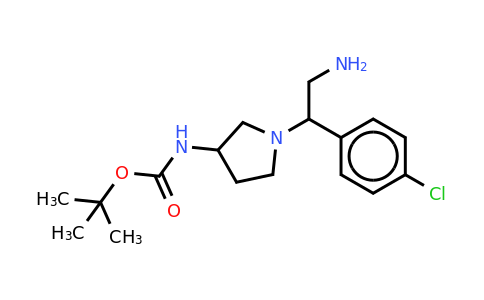 CAS 886365-23-7 | 3-N-BOC-Amino-1-[2-amino-1-(4-chloro-phenyl)-ethyl]-pyrrolidine