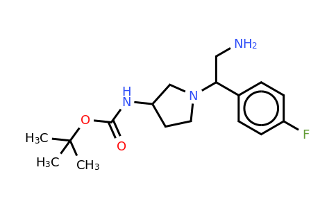 CAS 886365-26-0 | 3-N-BOC-Amino-1-[2-amino-1-(4-fluoro-phenyl)-ethyl]-pyrrolidine