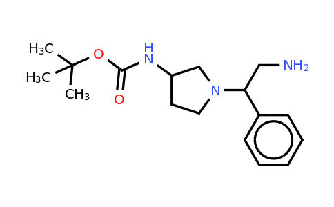 CAS 886365-41-9 | 3-N-BOC-Amino-1-(2-amino-1-phenylethyl)-pyrrolidine