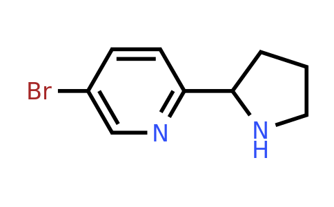CAS 886365-48-6 | 5-Bromo-2-(pyrrolidin-2-YL)pyridine
