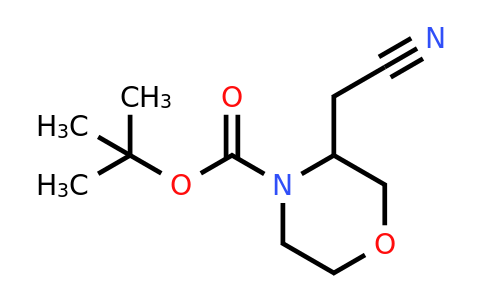 CAS 886365-51-1 | 3-Cyanomethyl-morpholine-4-carboxylic acid tert-butyl ester