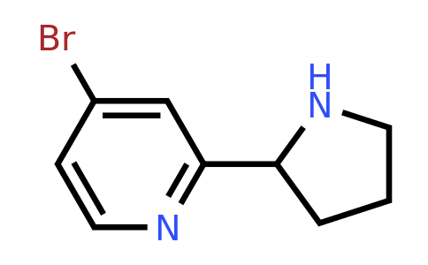 CAS 886365-52-2 | 4-Bromo-2-(pyrrolidin-2-YL)pyridine