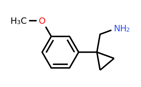 CAS 886365-93-1 | [1-(3-Methoxyphenyl)cyclopropyl]methylamine