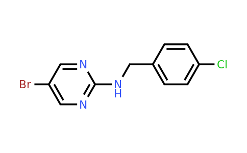 CAS 886366-11-6 | (5-Bromo-pyrimidin-2-YL)-(4-chloro-benzyl)-amine
