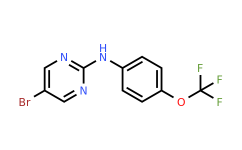 CAS 886366-14-9 | (5-Bromo-pyrimidin-2-YL)-(4-trifluoromethoxy-phenyl)-amine
