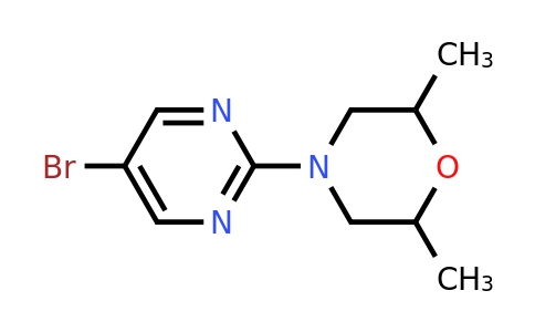CAS 886366-25-2 | 4-(5-Bromo-pyrimidin-2-YL)-2,6-dimethyl-morpholine