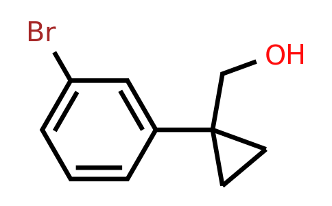 CAS 886366-33-2 | [1-(3-Bromo-phenyl)-cyclopropyl]-methanol