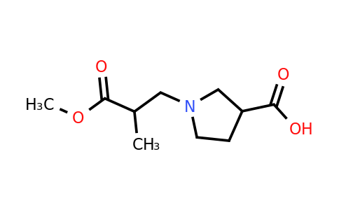 CAS 886366-35-4 | 1-(2-Methoxycarbonyl-propyl)-pyrrolidine-3-carboxylic acid
