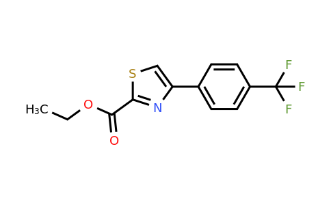 CAS 886366-40-1 | 4-(4-Trifluoromethyl-phenyl)-thiazole-2-carboxylic acid ethyl ester