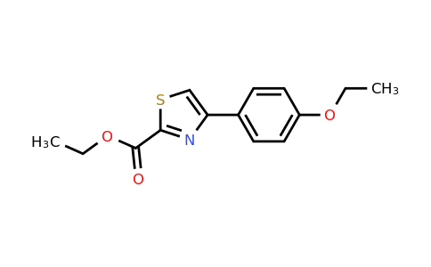 CAS 886366-48-9 | 4-(4-Ethoxy-phenyl)-thiazole-2-carboxylic acid ethyl ester
