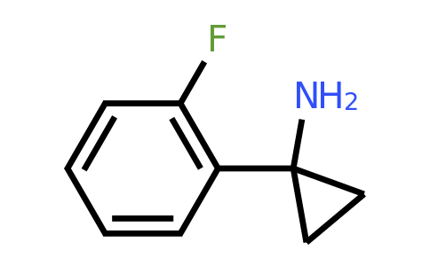 CAS 886366-50-3 | 1-(2-Fluorophenyl)cyclopropanamine