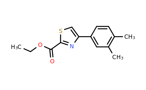 CAS 886366-54-7 | 4-(3,4-Dimethyl-phenyl)-thiazole-2-carboxylic acid ethyl ester