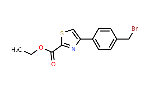 CAS 886366-72-9 | 4-(4-Bromomethyl-phenyl)-thiazole-2-carboxylic acid ethyl ester