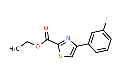 CAS 886366-78-5 | 4-(3-Fluoro-phenyl)-thiazole-2-carboxylic acid ethyl ester
