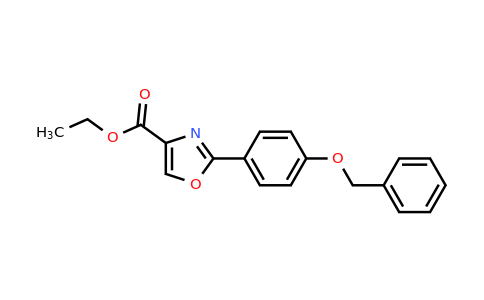 2-(4-Benzyloxy-phenyl)-oxazole-4-carboxylic acid ethyl ester