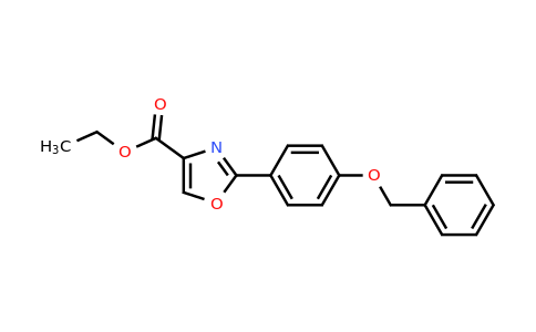 CAS 886366-88-7 | 2-(4-Benzyloxy-phenyl)-oxazole-4-carboxylic acid ethyl ester
