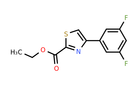 CAS 886366-90-1 | 4-(3,5-Difluoro-phenyl)-thiazole-2-carboxylic acid ethyl ester