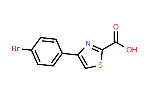 CAS 886366-94-5 | 4-(4-Bromophenyl)thiazole-2-carboxylic acid