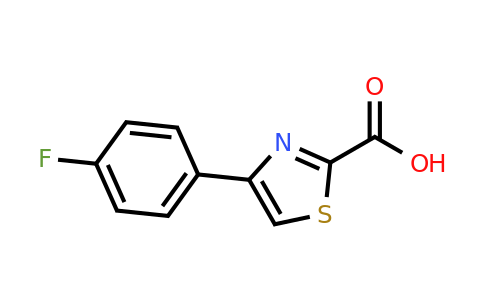 CAS 886366-96-7 | 4-(4-Fluoro-phenyl)-thiazole-2-carboxylic acid