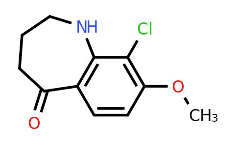 CAS 886367-01-7 | 9-Chloro-8-methoxy-1,2,3,4-tetrahydro-benzo[B]azepin-5-one