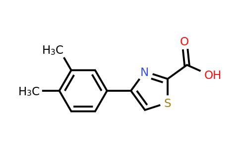 CAS 886367-08-4 | 4-(3,4-Dimethyl-phenyl)-thiazole-2-carboxylic acid
