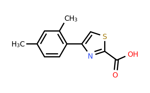 CAS 886367-11-9 | 4-(2,4-Dimethylphenyl)-1,3-thiazole-2-carboxylic acid
