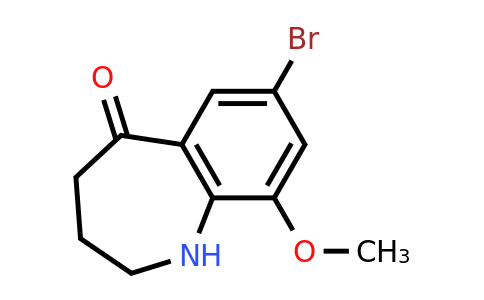 CAS 886367-16-4 | 7-Bromo-9-methoxy-1,2,3,4-tetrahydro-benzo[B]azepin-5-one