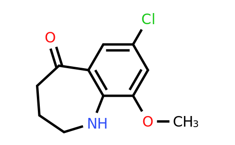 CAS 886367-19-7 | 7-Chloro-9-methoxy-1,2,3,4-tetrahydro-benzo[B]azepin-5-one