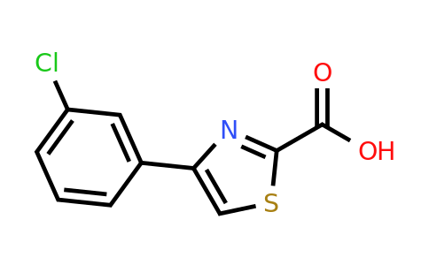 CAS 886367-29-9 | 4-(3-Chloro-phenyl)-thiazole-2-carboxylic acid