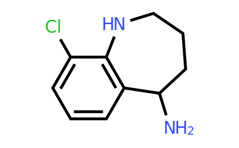 CAS 886367-30-2 | 9-Chloro-2,3,4,5-tetrahydro-1H-benzo[B]azepin-5-ylamine