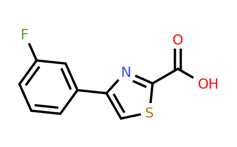 CAS 886367-31-3 | 4-(3-Fluoro-phenyl)-thiazole-2-carboxylic acid