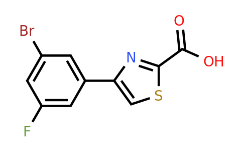 CAS 886367-41-5 | 4-(3-Bromo-5-fluoro-phenyl)-thiazole-2-carboxylic acid