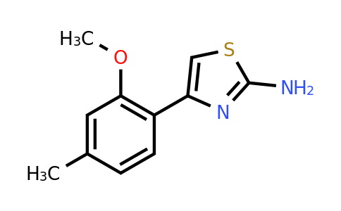 CAS 886367-45-9 | 4-(2-Methoxy-4-methyl-phenyl)-thiazol-2-ylamine