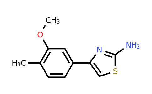 CAS 886367-47-1 | 4-(3-Methoxy-4-methyl-phenyl)-thiazol-2-ylamine