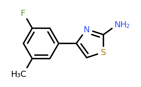 CAS 886367-49-3 | 4-(3-Fluoro-5-methyl-phenyl)-thiazol-2-ylamine