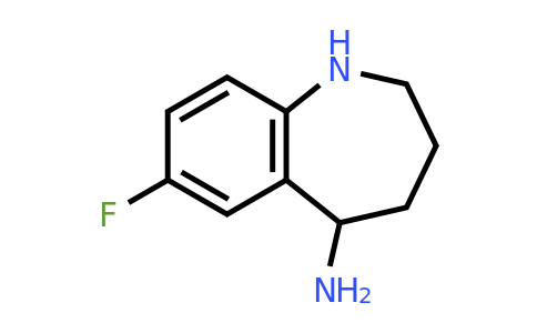 CAS 886367-50-6 | 7-Fluoro-2,3,4,5-tetrahydro-1H-benzo[B]azepin-5-ylamine