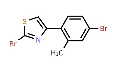 CAS 886367-61-9 | 2-Bromo-4-(4-bromo-2-methyl-phenyl)-thiazole