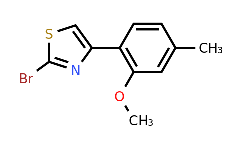 CAS 886367-64-2 | 2-Bromo-4-(2-methoxy-4-methyl-phenyl)-thiazole