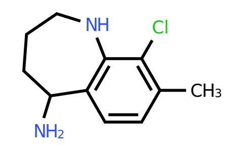 CAS 886367-68-6 | 9-Chloro-8-methyl-2,3,4,5-tetrahydro-1H-benzo[B]azepin-5-ylamine